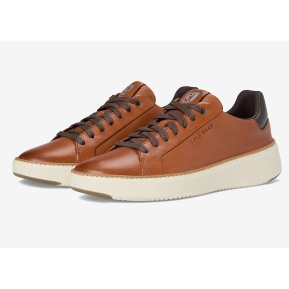 NEW COLE HAAN GP Topskin Sneaker Size 11.5 CH British Tan Retail $168 - Picture 1 of 8